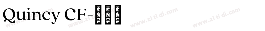 Quincy CF字体转换